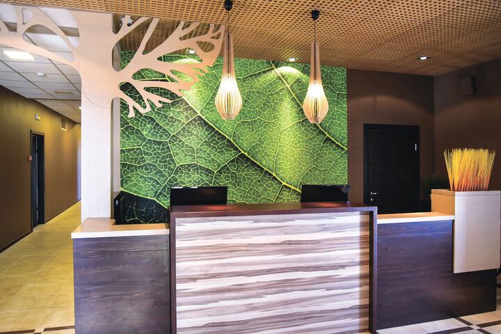Interior entrance