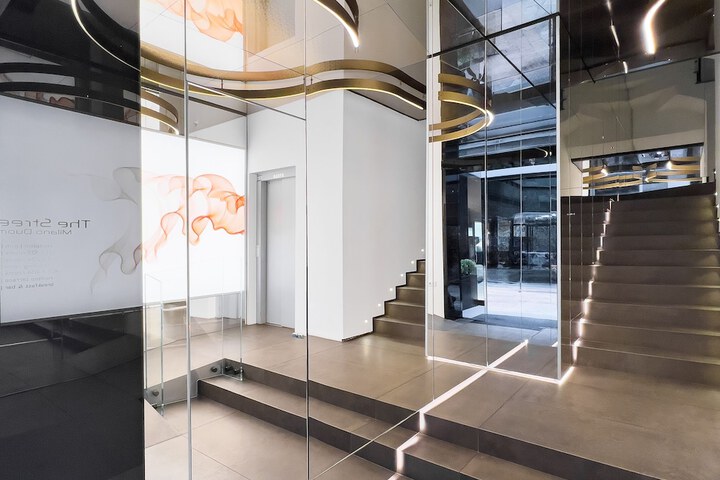 Interior entrance