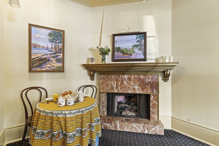 Lobby sitting area