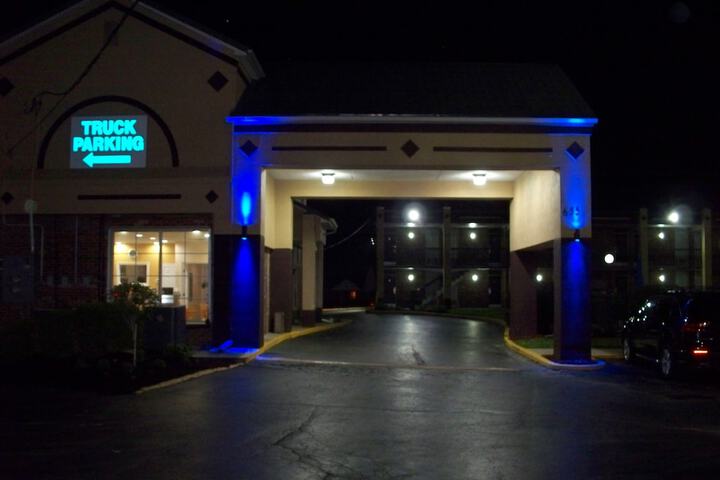 Front of property - evening/night