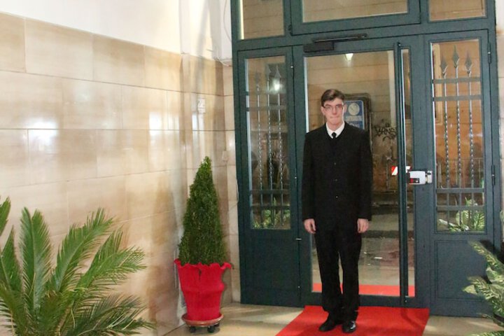 Interior entrance