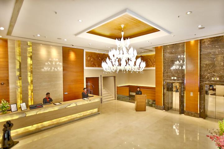 Interior entrance
