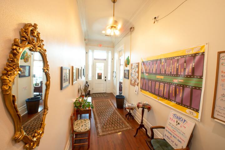 Interior entrance