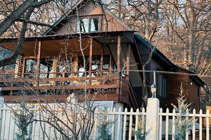Wooden nice house in Tbilisi