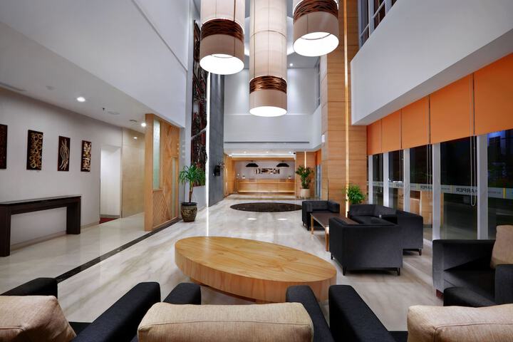 Interior entrance