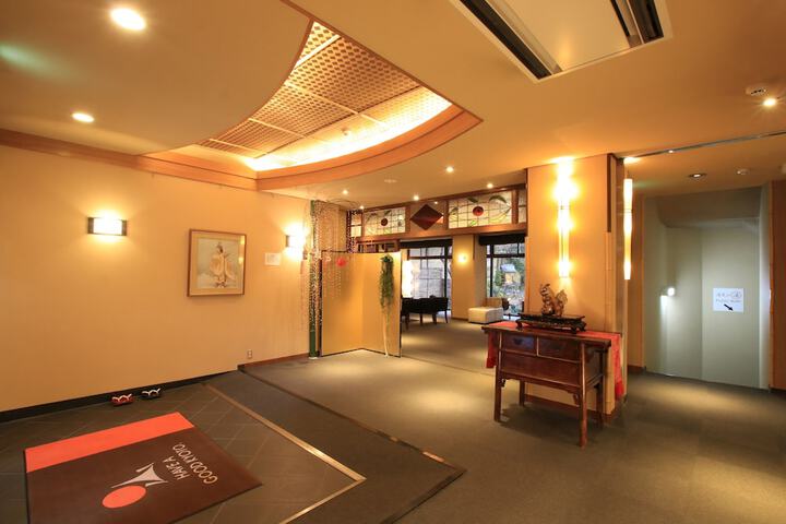 Interior entrance