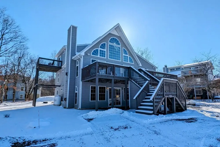 Photo of Pocono Pinnacle by Avantstay Steps to the Lake Game Room, Large Deck