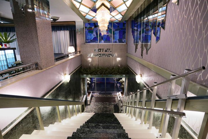 Interior entrance