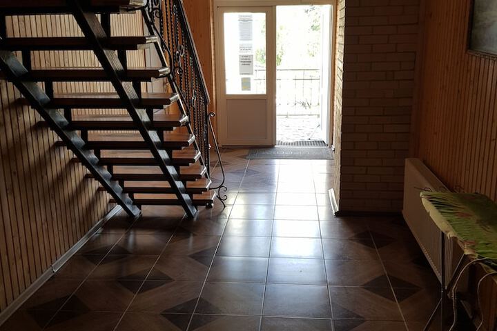 Interior entrance