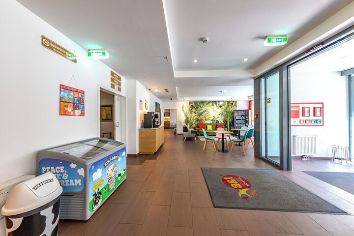 Interior entrance