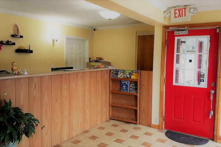 Interior entrance