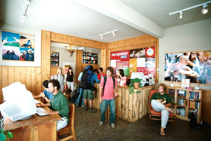Interior entrance