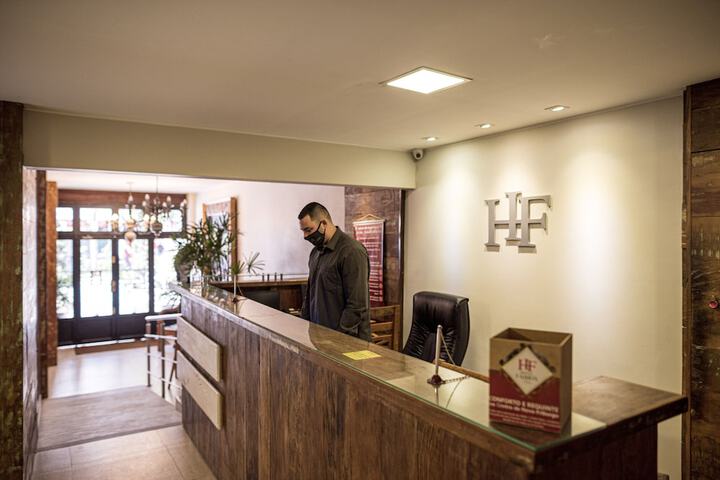Interior entrance