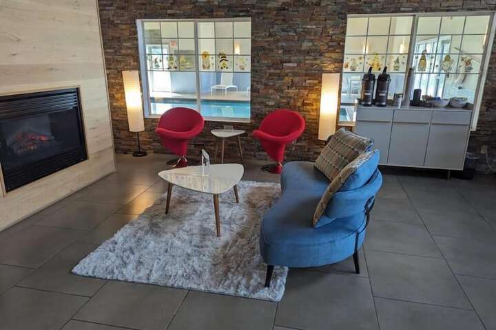 Lobby sitting area