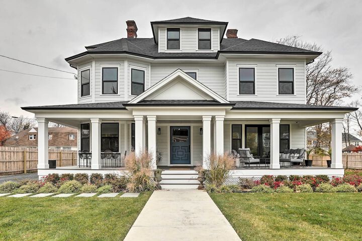 Grand Long Branch Home: 1 Block to Beach!