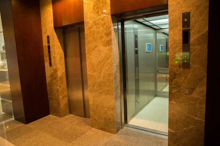 Interior entrance