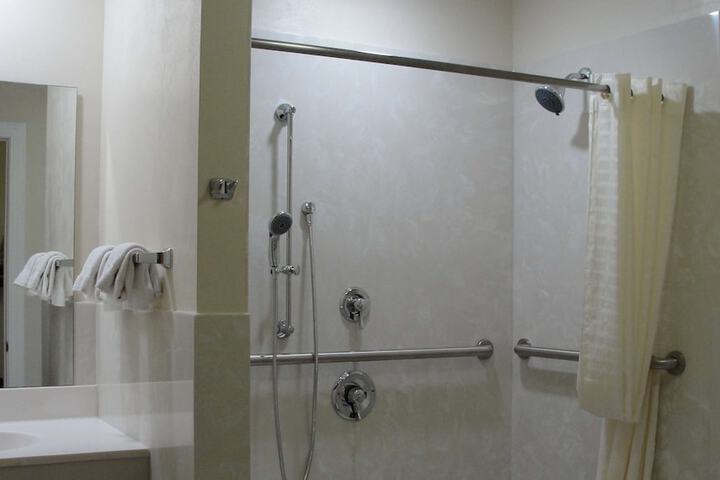 1 Queen Accessible Roll in Shower Desk Microwave, Refrigerator WiFi Continentalbreakfas (12 of 20)