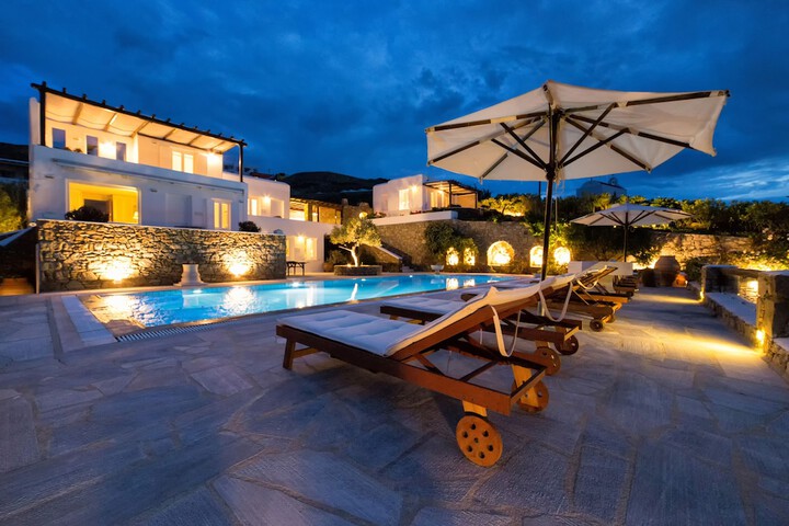 Front of property - evening/night