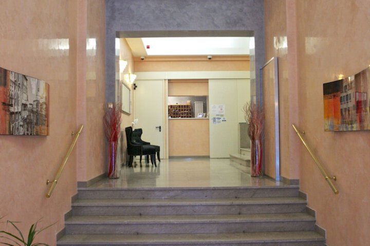 Interior entrance