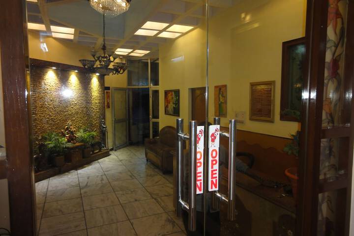 Interior entrance