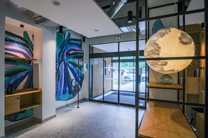 Interior entrance