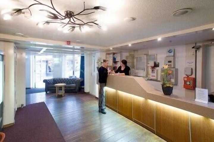 Interior entrance