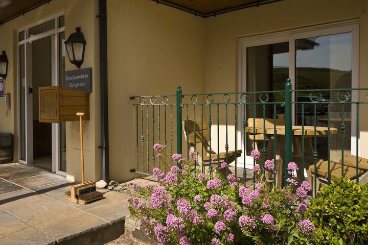 Interior entrance