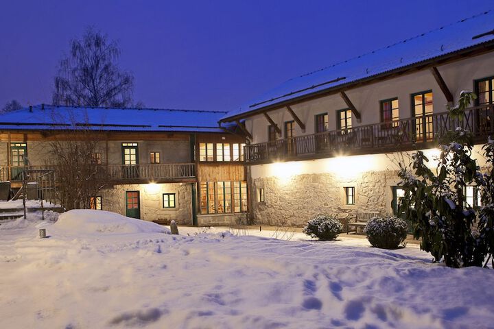Front of property - evening/night
