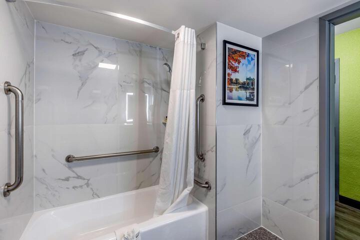 1 King Bed Flat Screen Television Microwave and Refrigerator High Speed Internet Accessible Full Breakfast (2 of 12)
