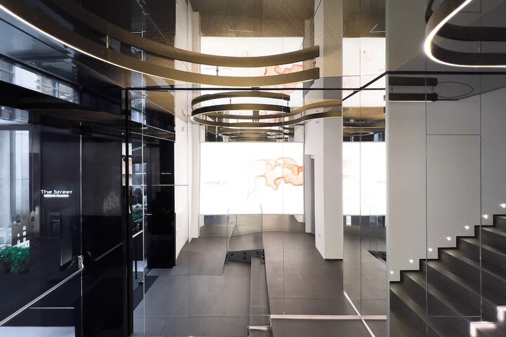 Interior entrance