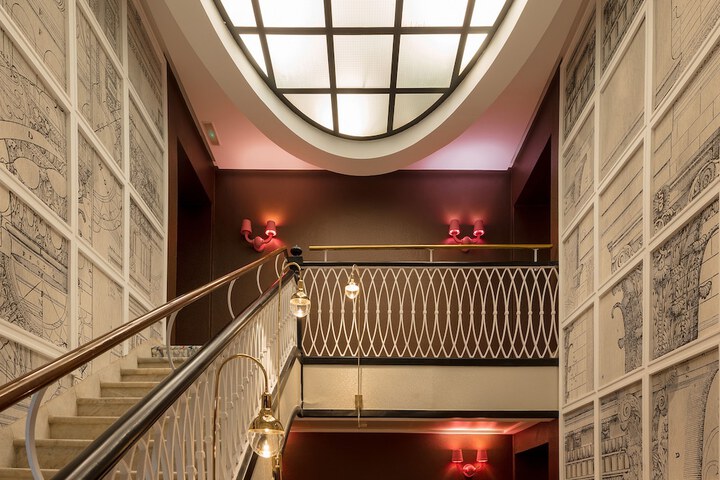 Interior entrance