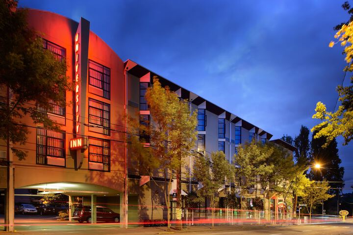 Front of property - evening/night