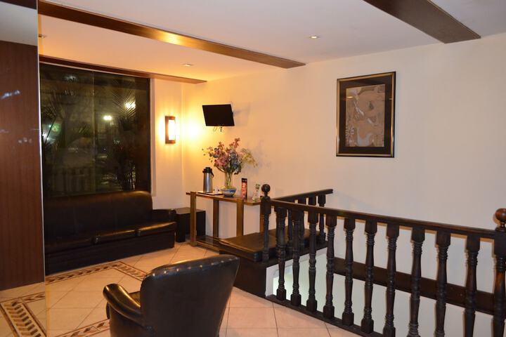 Interior entrance