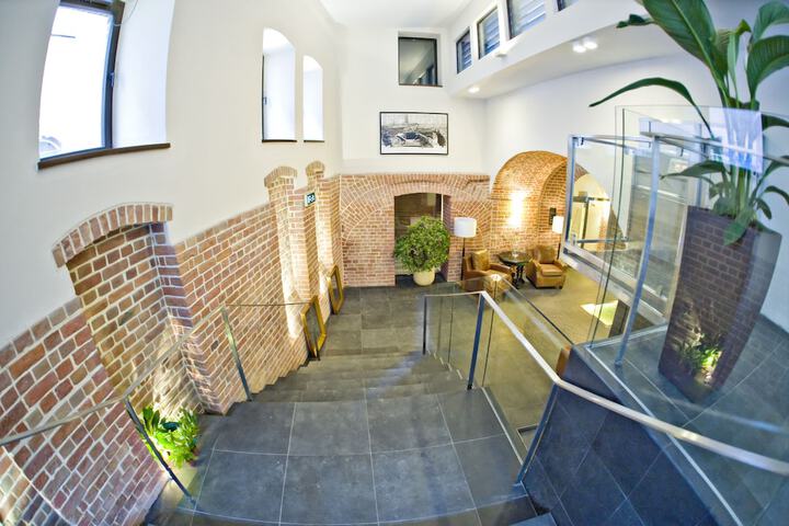 Interior entrance