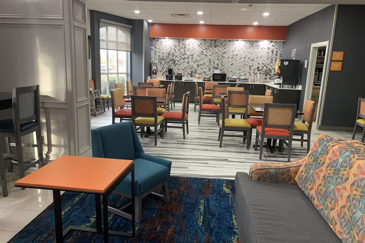 Lobby sitting area