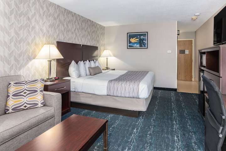 1 King Accessible Bathtub Microwave and Refrigerator Full Breakfast (4 of 10)