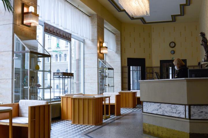 Lobby sitting area