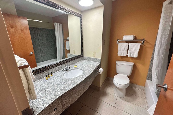 1 King Bed High Speed Internet Accessible Microwave and Refrigerator, Coffee Maker Iron and Ironing Board Hairdryer Full Breakfast (1 of 11)