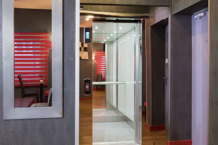 Interior entrance