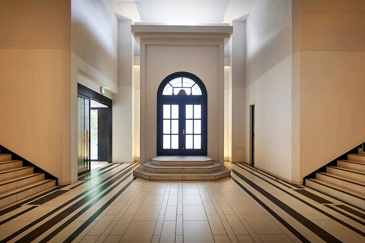 Interior entrance