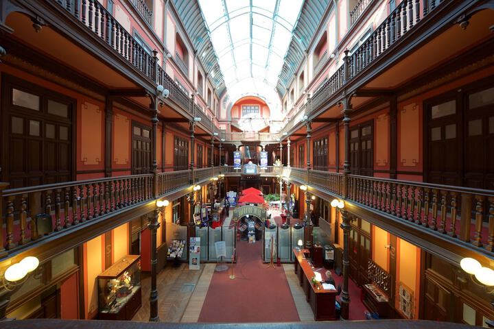 Interior entrance