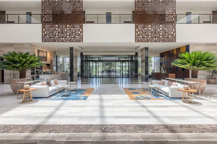 Interior entrance