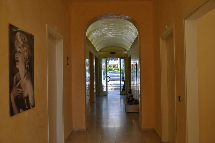 Interior entrance