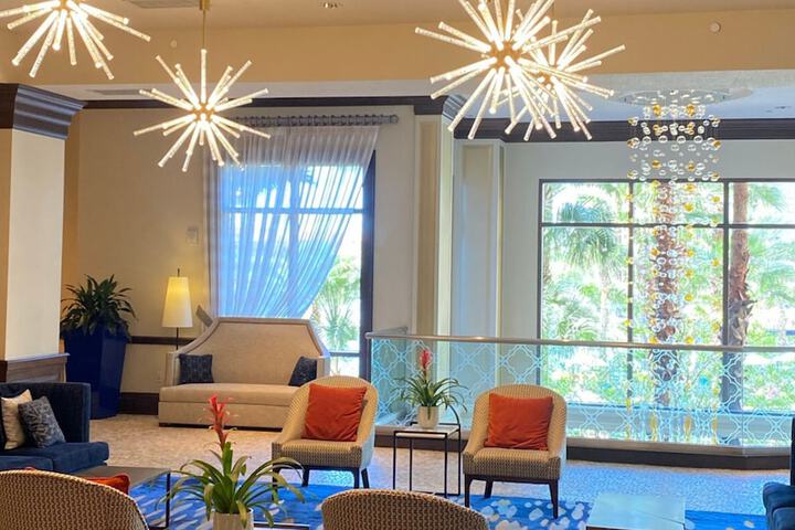 Lobby sitting area