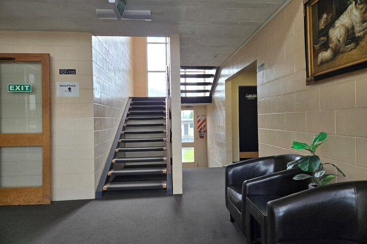 Interior entrance