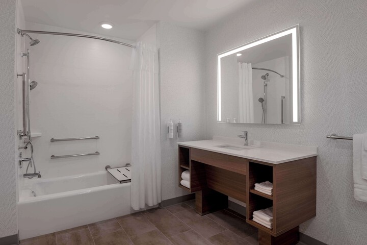 1 King Accessible Roll in Shower Studio Suite (3 of 22)