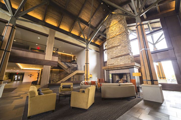 Interior entrance