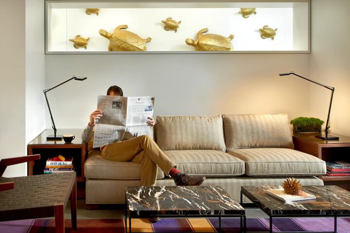 Lobby sitting area