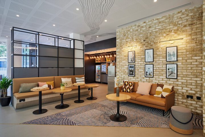 Lobby sitting area