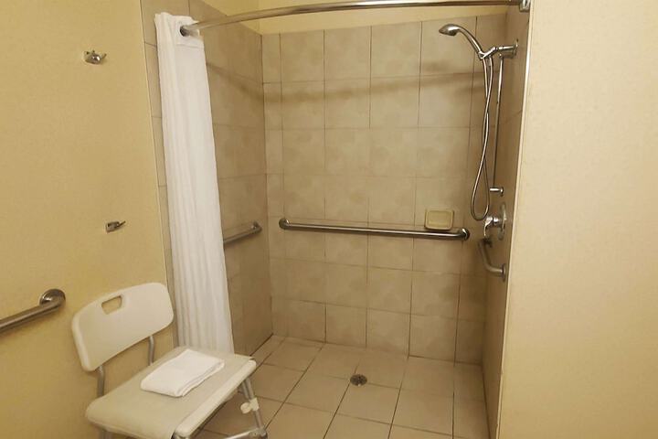 2 Queen Beds Mobility Accessible Bathtub with Grab Bars (2 of 33)